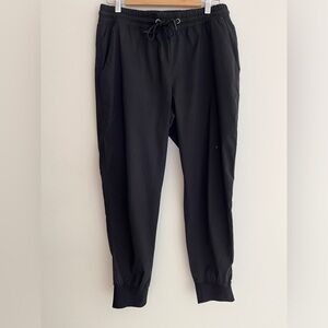 MPG Jogger Pants Elastic Drawstring Waist Side Pockets Athleisure Gym Workout